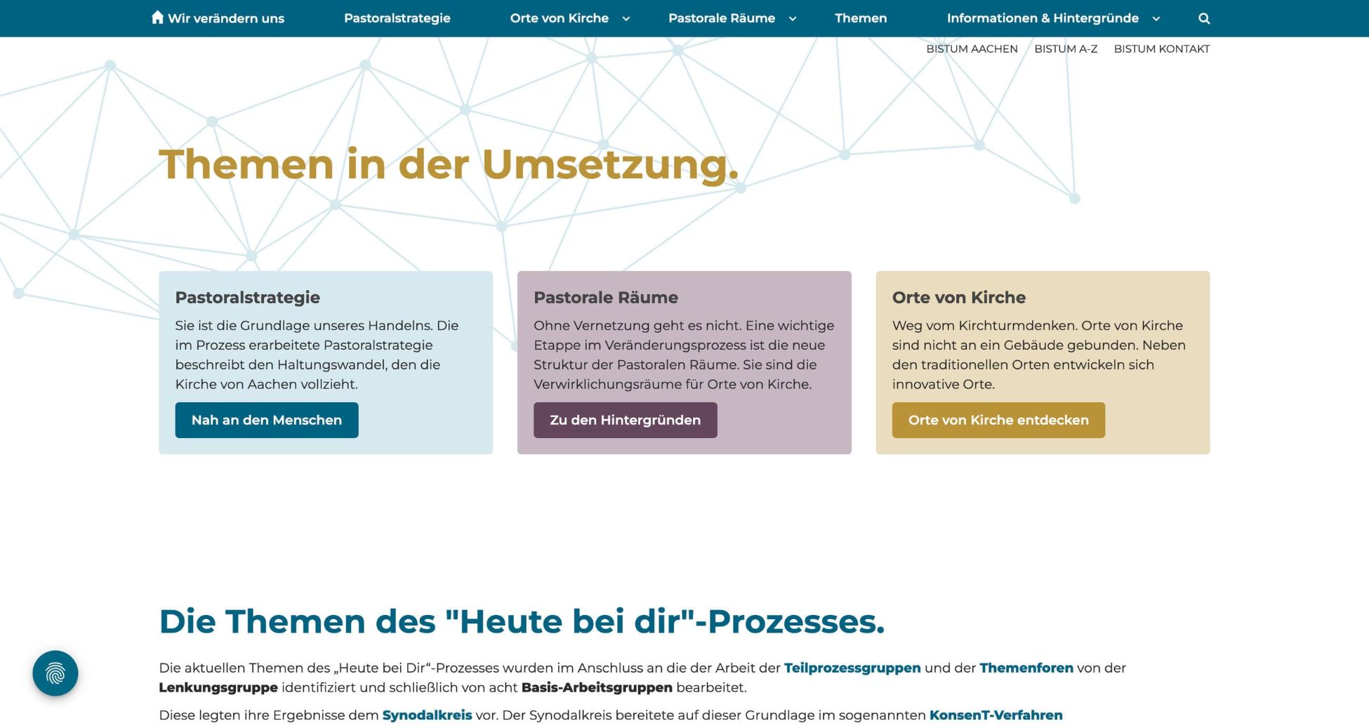 Topic page Diocese of Aachen
