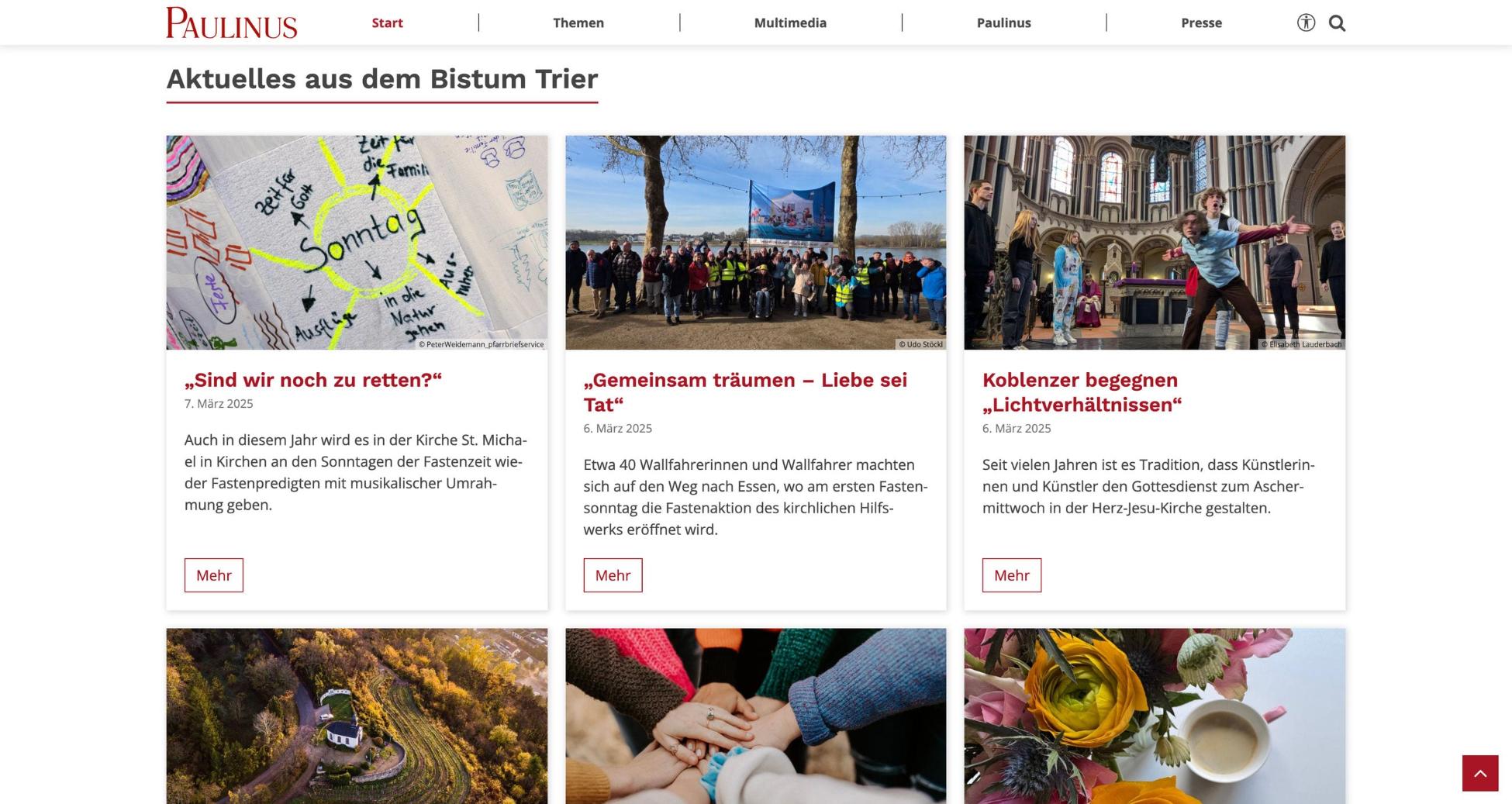 Paulinus weekly newspaper in the diocese of Trier